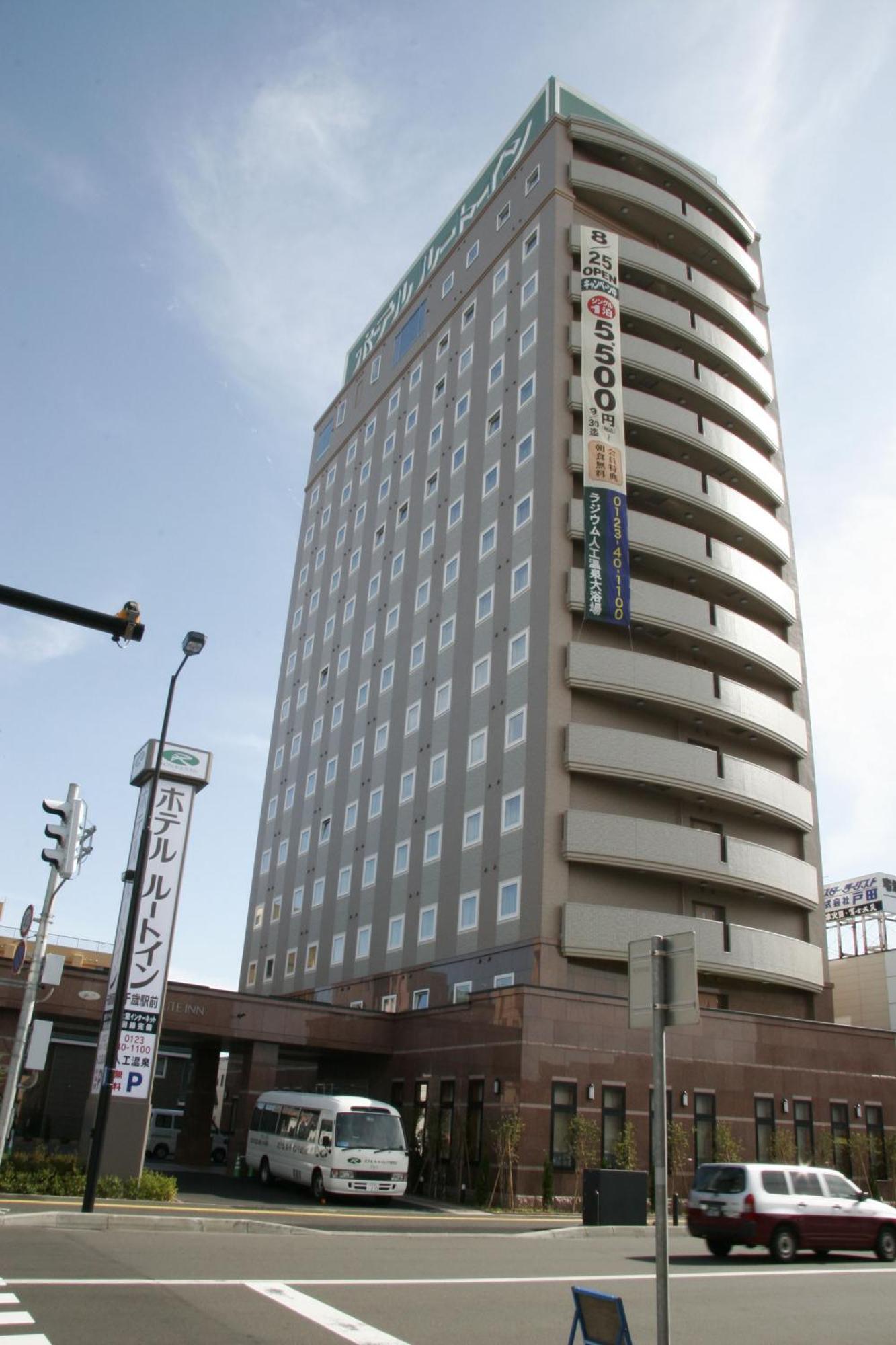 Hotel Route-Inn Chitose Ekimae Chitose (Hokkaido) Exterior foto